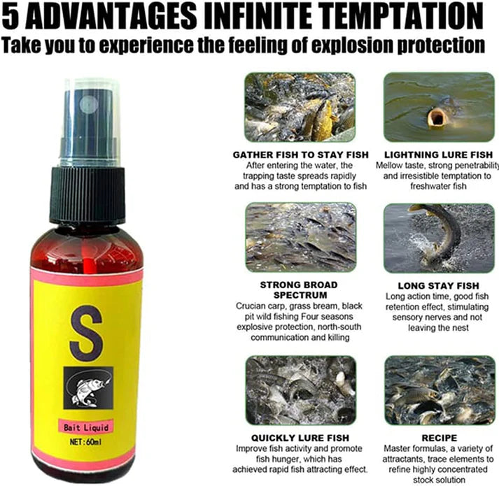 Concentration Fish Bait Attractant Enhancer Liquid (BUY 1 GET 1 FREE)